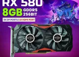 VGA Keyiyou RX 580 8GB GDDR5 2048SP GPU