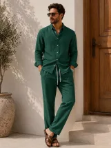 طقم كتان