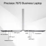 DELL precision 7670 Core i7-12850HX – 16G Ram DDR5 – 512G SSD M.2 NVMe – Nvidia RTX A1000 4G UP TO 20G + Intel UHD Graphics
